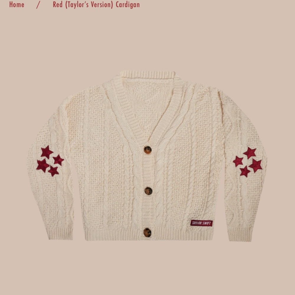 Taylor Swift Red Cardigan Size XS/S